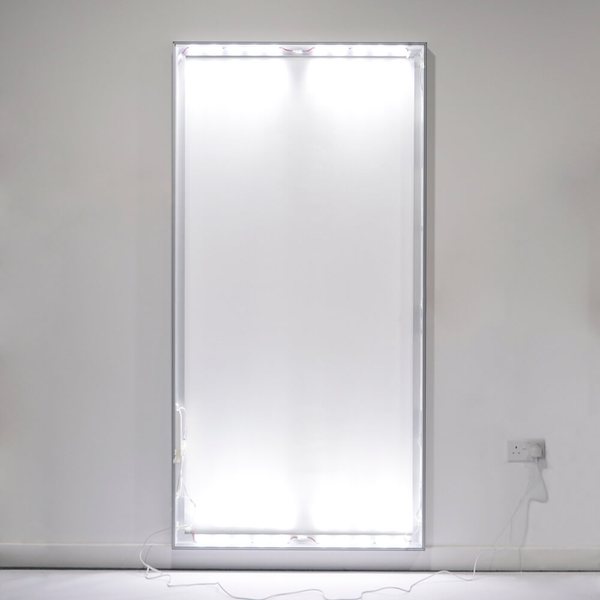 Standard SEG Wall Mounted Lightbox - Wall Lights On In Light Room
