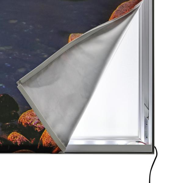 Premium SEG Wall Mounted Lightbox - Graphic Peeled